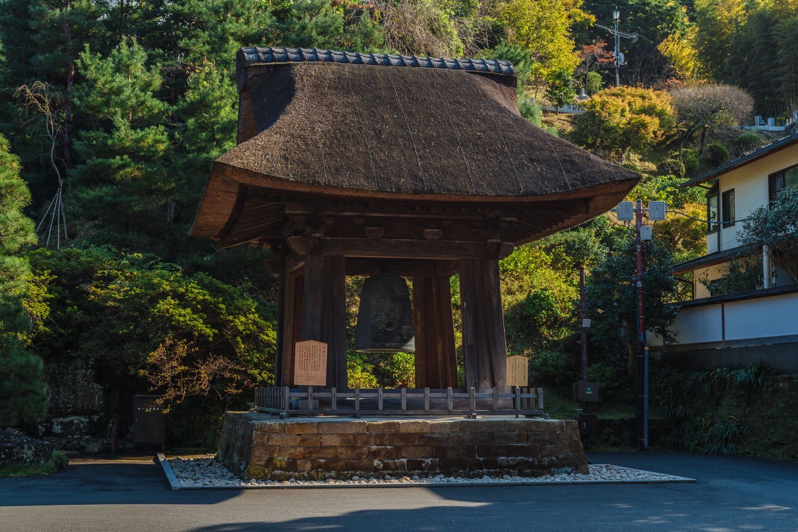 Traditional Japanese temple architecture, illustrative image
